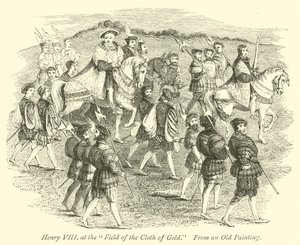 Henry VIII at the Field of the Cloth of Gold by English School