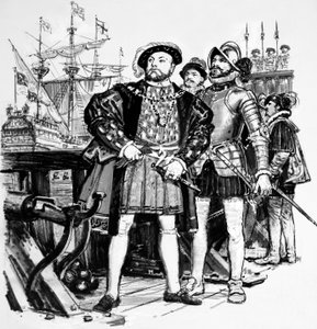 Henry VIII who built up England