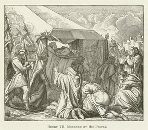 Henry VII Mourned by His People by English School