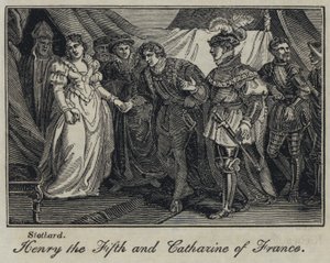Henry the Fifth and Catherine of France by English School