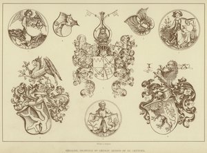 Heraldic Drawings by German Artists of 15th Century