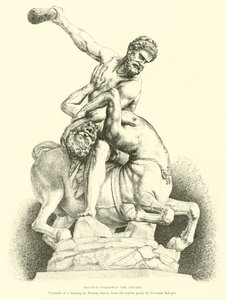 Hercules Overcoming the Centaur by English School
