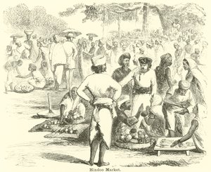 Hindoo Market by English School