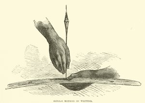 Hindoo Method of Writing by English School