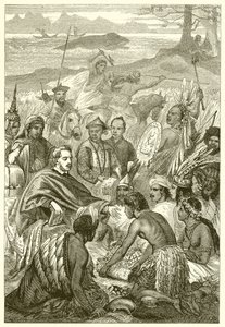 Homage to the White Man by English School