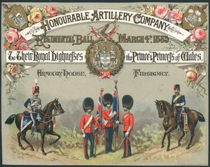 Honourable Artillery Company, Regimental Ball, 4 March 1885 by English School
