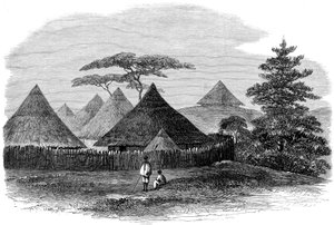 House at Magdala, from The British Expedition to Abyssinia, 1868