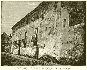 House in Which Columbus Died by English School