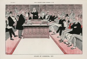 House of Commons, 1907 by English School