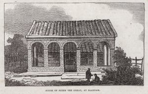 House of Peter The Great, Saardam by English School