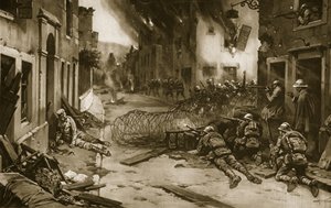 How the Italians drove the Austrians out of burning Asiago in June, 1916, and stayed their thrust towards the Venetian Plains