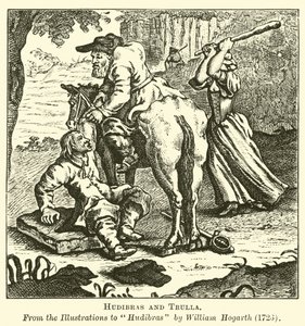 Hudibras and Trulla by English School