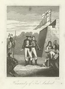 Humanity of General Amherst by English School