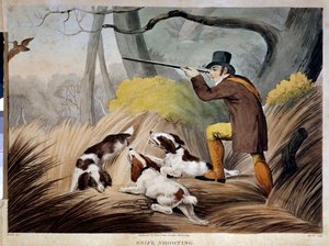 Hunting a Beak in England by English School