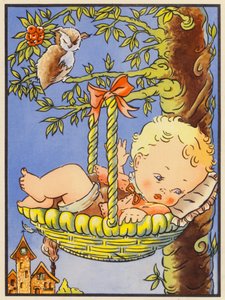 Hush-a-Bye Baby on the Tree Top by English School