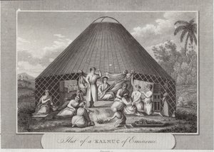 Hut of a Kalmuc of Eminence by English School