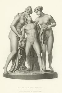 Hylas and the Nymphs by English School