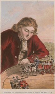 I Have Often Had Four Coaches and Horses at Once on My Table by English School