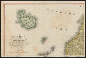 Iceland and Norway, from Europe, describing all the changes of Territory, together with their deviations in the boundary lines of its several Empires and States agreed to and confirmed by the definitive treaty of Paris, 20th Nov. 1815, published 1816 by English School