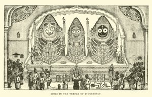 Idols in the Temple of Juggernaut by English School