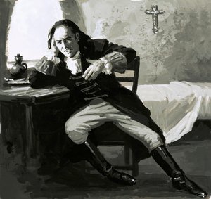 Illness Finally Caught Up with Peter the Great by English School