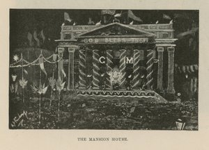 Illuminations and Decorations Adorn the Mansion House