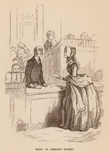 Illustration for Vanity Fair by Thackeray by English School