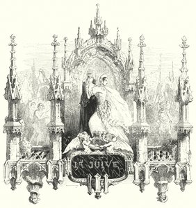 Illustration for the opera La Juive by Fromental Halevy by English School