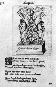 Illustration from Theatrum Chemicum Britannicum by Elias Ashmole, first published in 1652