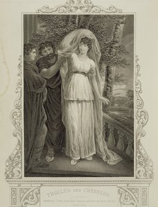 Illustration from Troilus and Cressida, Act III, Scene 2, by William Shakespeare by English School