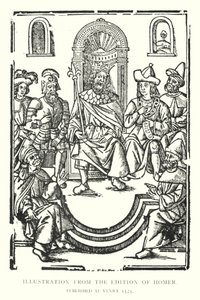 Illustration from the Edition of Homer, published at Venice 1525 by English School
