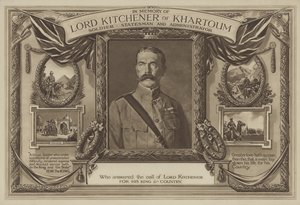 In Memory of Lord Kitchener of Khartoum by English School