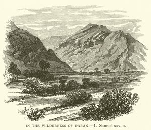 In the Wilderness of Paran, I, Samuel, xxv by English School