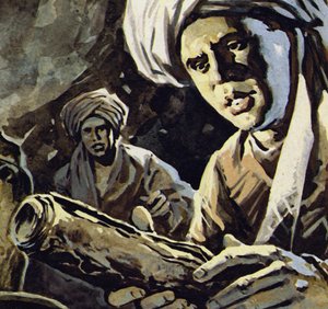 In the jars were scrolls of papyrus by English School