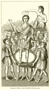 Inauguration of King by English School
