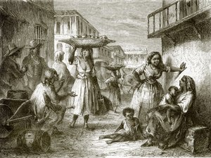 Inhabitants of Havana by English School