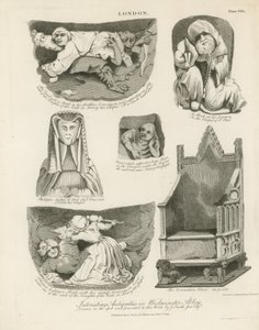 Interesting Antiquities in Westminster Abbey by English School
