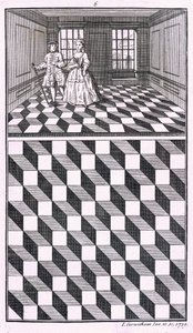 Interior, Illustration from Various Kinds of Floor Decoration, by John Carwitham, 1739 by English School