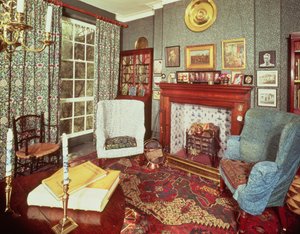 Interior of No.8 Hammersmith Terrace, built c.1735 by English School