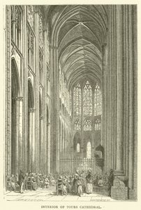 Interior of Tours Cathedral