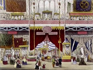 Interior of the Great Exhibition - Egypt, Turkey and Greece, by Chevanne, pub. by Read & Co. by English School