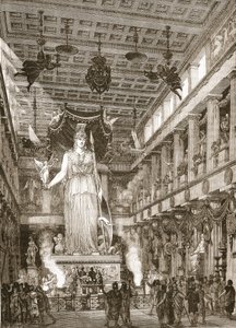 Interior of the Parthenon, Restored by English School