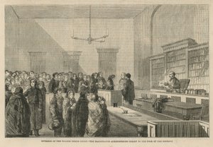 Interior of the Thames Police Court by English School