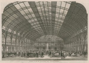 Interior of the New Agricultural Hall by English School