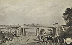 Intersection Bridges, St Helens, 1832 by English School