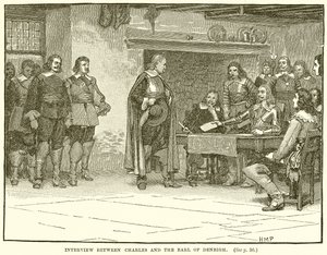 Interview between Charles and the Earl of Denbigh by English School