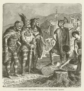 Interview between Julian and Frankish Chiefs by English School