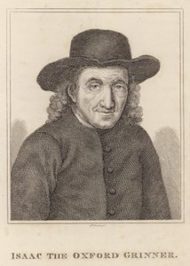 Isaac the Oxford Grinner by English School