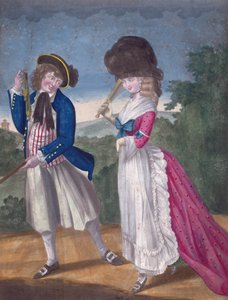 Jack Oakham Throwing Out a Signal for an Engagement, 1781 by English School