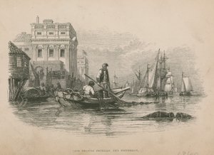 Jack Helping Freeman the Fisherman; Illustration from Poor Jack by Frederick Marryat